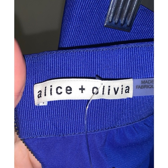 Alice & Olivia ‼️CYBER MONDAY SALE‼️ pleated midi ultramarine skirt -NWT - Picture 14 of 17
